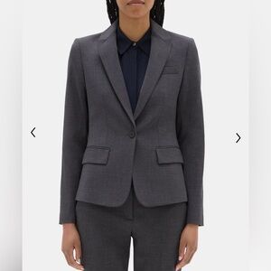 Theory Slim Fit Grey Blazer